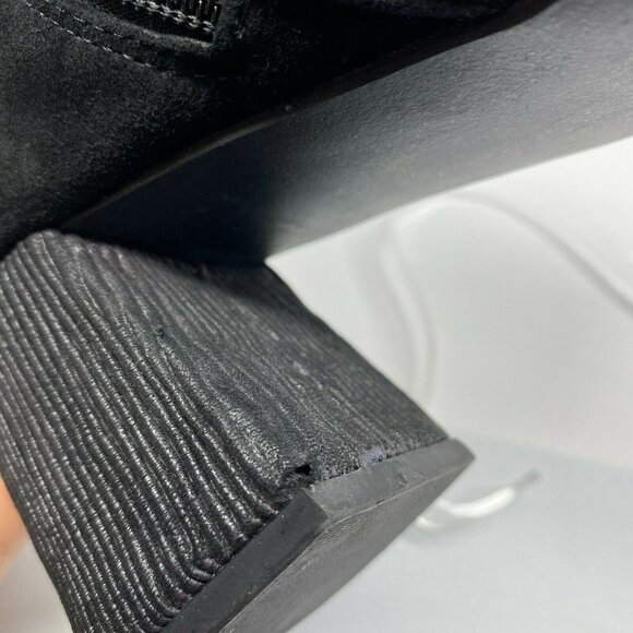 Seychelles Womens Audition Black Suede Side Zip Ankle Booties Size 8.5 - Picture 7 of 8